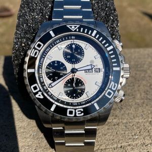 Deep Blue Master Chrono 7750 Panda